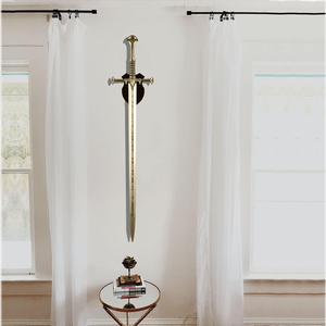 Soporte de pared para <span class=keywords><strong>espadas</strong></span>, gancho de exhibición para espada, daga, hacha, espada de juguete - Exhibición vertical (sin espada) - Product Image 6