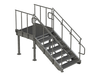 tranchée à haute charge de parcs Système de drainage de mur de toiture de passerelle durable Grille en acier galvanisée à chaud - Product Image 6