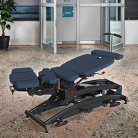 Table de chiropratique électrique réglable en hauteur Chaoyang CY-C113E, table de physiothérapie de luxe, table de chute pour hôpitaux, 3 ans de garantie