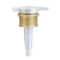 Distributeur de flacon de shampooing en plastique doré personnalisé 33/415 Pompe à mousse pour l'emballage de produits de soin des cheveux