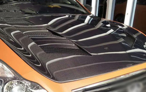 Bsi phong cách sợi carbon phía trước động cơ nắp ca-pô mui xe cho 2008-2014 Infiniti G37 GX 2D V2 Coupe Sedan - Product Image 4