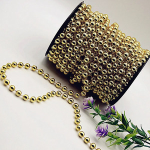 2.4 Mm Màu Sắc Tùy Chỉnh Bán Buôn Nhựa Bóng Chuỗi Bạc Bóng Chuỗi Tự Làm Đám Cưới Vàng Bạc - Product Image 3