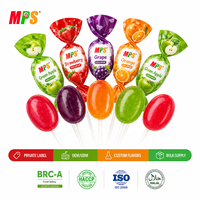 For MPS Halal Hard Candy Lollipops Gum Fruity Flavorful Xylitol Sweets Bulk with Icing Decoration Box Packaging