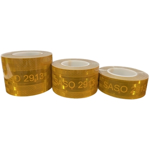 <span class=keywords><strong>Cinta</strong></span> <span class=keywords><strong>reflectante</strong></span> amarilla aprobada por SASO 2913 de Arabia Saudita: Adherencia superior para la seguridad del vehículo - Product Image 4