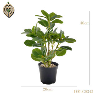 Simular plantas verdes artificiais suculentas, atacado de plantas verdes, suculentas reais, planta amadeirada, paredes de casamento, decoração verde para casa - Product Image 6