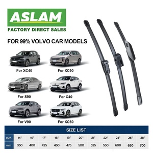 Vente flash - Essuie-glaces universels pour voiture - Caoutchouc naturel de qualité supérieure - Essuie-glaces silencieux et doux pour Volvo Xc60 Xc90 Xc40 - Product Image 2