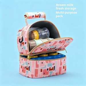 Mochila Térmica de Doble Asa de Alta Calidad para Almacenamiento de Leche, Viajes al Aire Libre, Senderismo, Almuerzo <span class=keywords><strong>y</strong></span> Refrigerador - Product Image 4