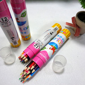 Nuovo Set di matite in legno a 12 colori per bambini facile <span class=keywords><strong>da</strong></span> tenere in mano matite colorate per disegnare <span class=keywords><strong>da</strong></span> <span class=keywords><strong>colorare</strong></span> e disegnare - Product Image 2