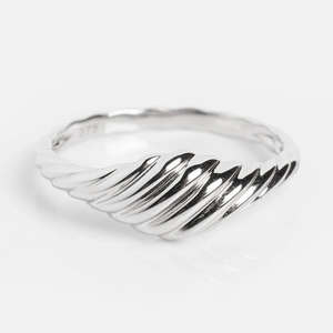 <span class=keywords><strong>Anello</strong></span> con sigillo attorcigliato alla moda <span class=keywords><strong>da</strong></span> donna in <span class=keywords><strong>argento</strong></span> sterling 18k placcato in oro personalizzato con logo <span class=keywords><strong>mignolo</strong></span> - Product Image 4