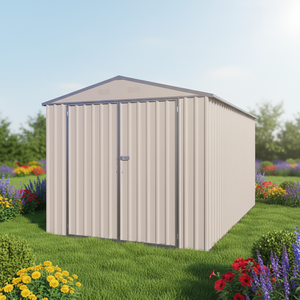 G0808-H180-2H <span class=keywords><strong>Caseta</strong></span> Metálica de Almacenamiento para <span class=keywords><strong>Jardín</strong></span>, Cobertizo Exterior Grande con Puerta con Cerradura, Venta Directa de Fábrica - Product Image 4