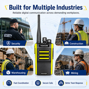 Radio bidirectionnelle portable numérique UHF VHF, communication longue portée 5 km, talkie-walkie - Product Image 6
