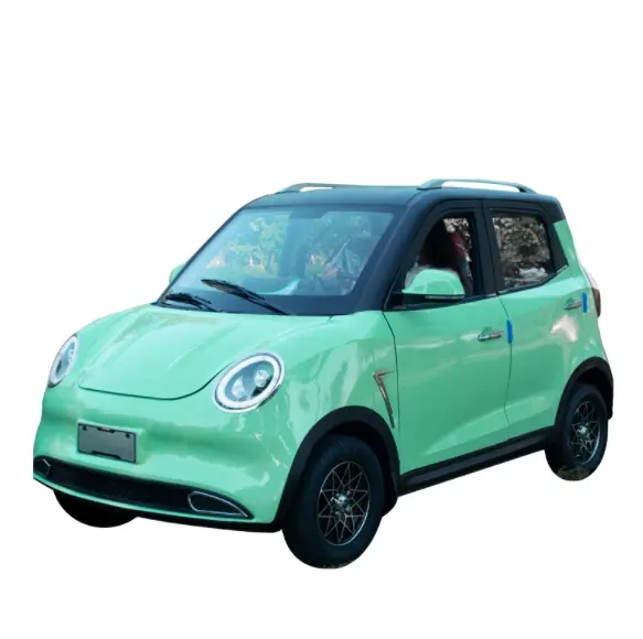 New energy enclosed four-wheeled car low speed mini battery electric vehicle green power five seater 60v vehicle