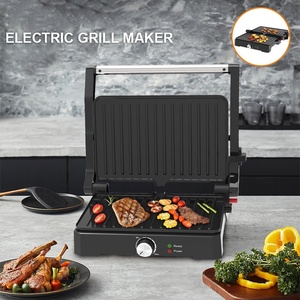 RSC Professional Health Custom Electric 2 Slice Breakfast Bread Contact Grill Press Sandwich Grill Machine Panini Maker PG007. - Product Image 2