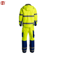 Pantalon de travail JIADE WorkPro Series pour homme, coupe ergonomique, norme européenne, Ripstop, haute visibilité, imperméable, respirant, réfléchissant