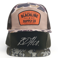 Topi Trucker 7 Panel Terlaris dengan Patch Tenun Harga Grosir