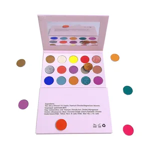 Gedrückt Glitter Make-Up Kosmetik 9 Farben 15 Farbe Matte Püriert Großhandel Maquillaje Lidschatten