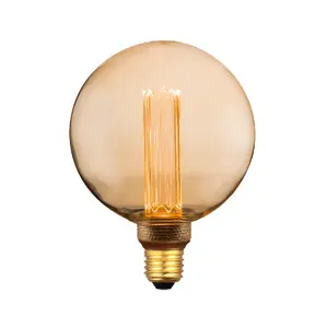 发光二极管可调光灯丝爱迪生灯泡G125 E27底座2700k 4w工业装饰灯泡复古发光二极管灯泡