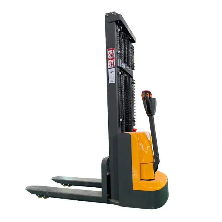Hydraulic stacking China truck mounted forklift pallet stacker self loading 1600kg full electric pallet stacker