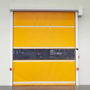 Porte rapide en PVC certifiée CE, porte industrielle à enroulement rapide - Product Image 2