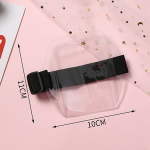 Wholesale Transparent PVC Elastic Arm Band Men and Women's <b>ID</b> Badge <b>Holder</b> and Photo Armband for Outdoor Sports - Product Image 6