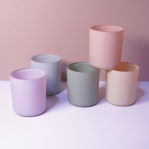 <span class=keywords><strong>Vasetti</strong></span> in <span class=keywords><strong>Vetro</strong></span> Opaco per Candele da 8OZ, 12OZ, 16OZ, Colori Blush, Sage, Crema, Lilla, Nuvola, con Coperchio, per Produttori di Candele - Product Image 2