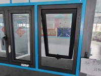 Fenêtres à battants européennes pour la maison, double vitrage, résistantes aux ouragans, insonorisées, cadre fin en aluminium, Energy Star