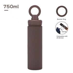 Gobelet isotherme en acier inoxydable de grande capacité 750 ml, chaud ou froid, avec isolation sous vide 360° °   Support rotatif pour bureau extérieur et voiture - Product Image 1