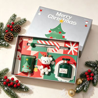 Boîte cadeau personnalisée pour Noël, Pâques, anniversaire, mariage, emballage romantique pour la Saint-Valentin, bougies parfumées de luxe en cire de soja, bâtonnets parfumés