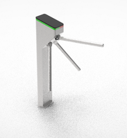 Torniquete Trípode, Sistema de Control de Acceso Biométrico, Barrera Giratoria Inteligente de 3 Patas a la Altura de la Cintura para Gimnasio, Fitness y Oficina