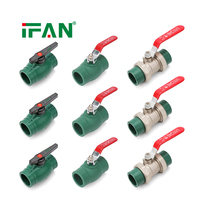Raccords de tuyauterie PPR Verde Dark de taille personnalisée IFAN, 20-110 mm