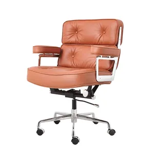 Original Suppliers Adjustable Height Revolving PU Synthetic Leather Executive Office Chair