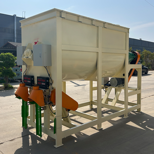 Miscelatore e Confezionatrice Automatica per Stucco, Miscelatore Orizzontale a Nastro per la Miscelazione di Polveri Secche e la Produzione di Sacchi - Product Image 5