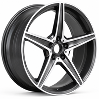 Jantes en alliage d'aluminium pour voitures particulières, design étoile, 17, 18, 19 pouces, 5x112, vente chaude pour Mercedes Benz