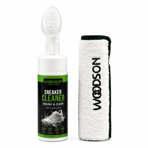 Set per la Pulizia delle Sneaker con Spazzola in Schiuma per Pulizia Profonda e Asciugamano Assorbente per Casa, Viaggi, Palestra e Uso Quotidiano - Product Image 2