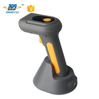 Lecteur de codes-barres 2D industriel DY SCAN IP65 robuste résistant aux chutes avec base grise 100CM/S
