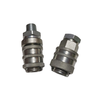 OEM USA Type Hydraulique Série PD243 Acier Inoxydable SS316 Filetage Hexagonal Femelle Adaptateur à Connexion Rapide Raccord à Dégagement Rapide