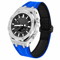 Nouveauté, kit de modification de 5e génération, Ga2100, boîtier en acier inoxydable 316L, bracelet en nylon, bracelet en fibre de carbone, G Ga Shock 2100