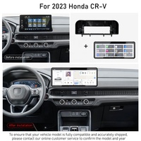 Radio de coche Android Meihua de 12.3 pulgadas para Honda CR-V 2023 con Carplay, navegación GPS, pantalla táctil y kit de marco embellecedor