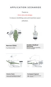 Sedia dentale a doppio controllo per una maggiore efficienza clinica prezzo di fabbrica attrezzatura medica sedia odontoiatrica - Product Image 3