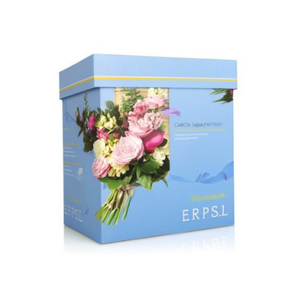 Boîte à fleurs carrée Erpsl 22x22x22cm, emballage cadeau en papier pour fleurs - Product Image 1