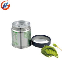 Lata de Matcha de 20g 30g 40g, Envase Metálico de Lujo con Impresión Personalizada, Lata de Almacenamiento de Grado Alimenticio, Hermética, para Café