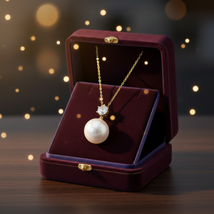 UM Jewelry Platinum PT900 <b>Charm</b> Necklace Silver Chain Lab-Grown Hexagon Cut Diamond Engagement Wedding Party Anniversary - Product Image 5