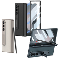 Luxe la charnière avec étui de téléphone pliant à attraction magnétique pour Samsung Galaxy Fold 6 Protection tout compris Z Fold6 étui