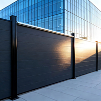 WPC Schuttingpanelen Groothandel Duurzaam Waterdicht UV-bestendig Privacy Schutting Ecologisch Composiet Schutting Buiten Tuin Boerderij