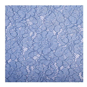 婦人服生地用の新しい刺繍入りコットンマルチカラージャカードナイロンレース生地 - Product Image 1