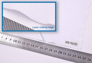 使い捨てのベストセラー品質の糸くずの出ないクラス100ホワイトニットマイクロファイバーレーザーシールクリーンルームワイパー - Product Image 5