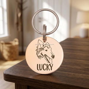 Etiquetas de Identificación Personalizadas para Perros y Gatos con el Mejor Diseño, Accesorios de Identificación para Mascotas con Nombres Grabados Personalizados - Product Image 6
