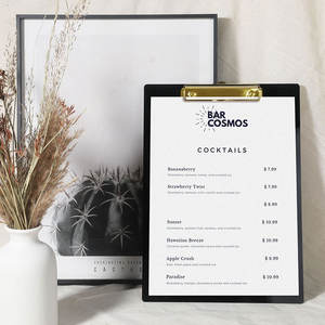 Pince à Clip en acrylique transparent, en plastique, taille Standard avec Clip en or, 50 pièces - Product Image 6