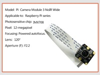 Raspberry Pi Kamera Modülü 3 Geniş NoIR 12mp IMX708 Raspberry Pi 4 Kamera için Sıcak Fırsat
