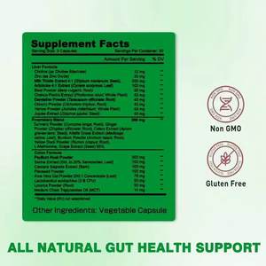 Les capsules de nettoyage du côlon du foie de marque personnalisée détoxifient et réparent le soutien de la digestion favorisent la santé intestinale formule 2X plus forte - Product Image 2